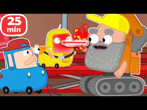 Видео: Плюмбум заболел: Автосемейка Вилзи на страже здоровья! Мультики для малышей про игры в больничку