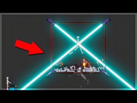 Видео: ЛЮДИ УНИЧТОЖАЮТ РОБОТОВ В СПЕЦИАЛЬНОЙ ЛОВУШКЕ | PEOPLE PLAYGROUND