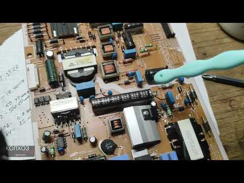 Видео: Ремонт Samsung UE32F6100. Не включается, мигает индикатор 5 раз по 2 вспышки.