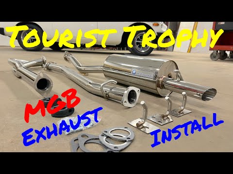 Видео: Установка выхлопной системы MGB Tourist Trophy