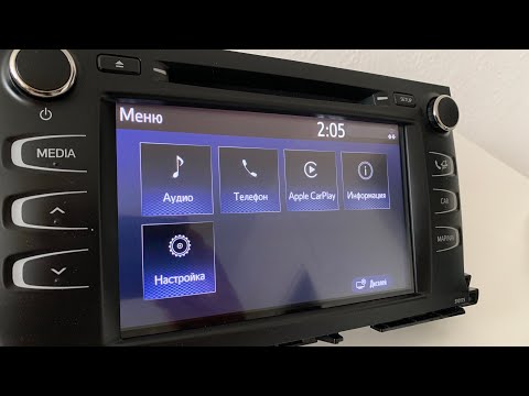 Видео: Оригинальный , заводской CarPlay и Android Auto для Toyota Highlander  2014-2019