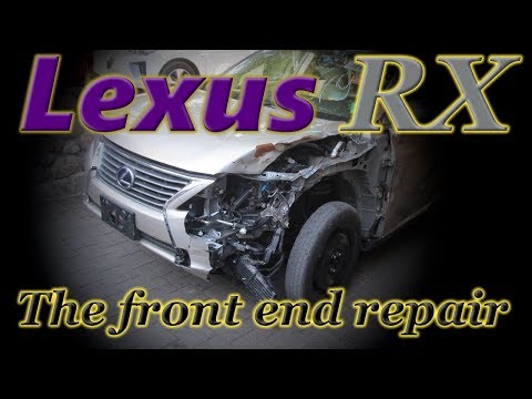 Видео: Lexus RX. Body repair. Ремонт кузова.