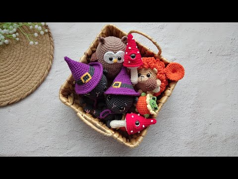 Видео: Осенний вязовлог. Я вернулась, много болтаю, осенние игрушки, новинки к Хэллоуину 