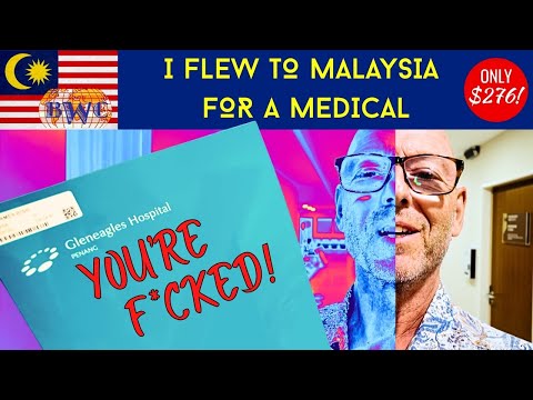 Видео: 276 долларов США. Полный медицинский осмотр тела в Глениглсе, Пенанг, Малайзия