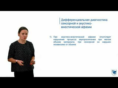 Видео: ИПО Валиуллина Г.В. - Акустико-мнестическая афазия