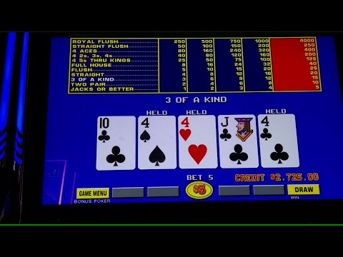 Видео: Видео №9 по бесплатной игре на $10 000, бонусный покер на $5
