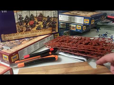 Видео: Обзоры наборов солдатиков! Французская пешая артиллерия!