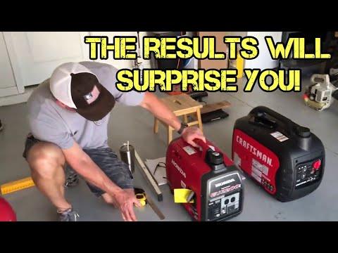 Видео: Генератор Honda EU2200i ~VS~ Генератор Craftsman 3000i | РЕЗУЛЬТАТЫ ВАС УДИВЯТ!