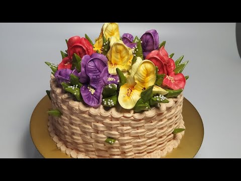 Видео: Торт Медовик с ирисами ⚜