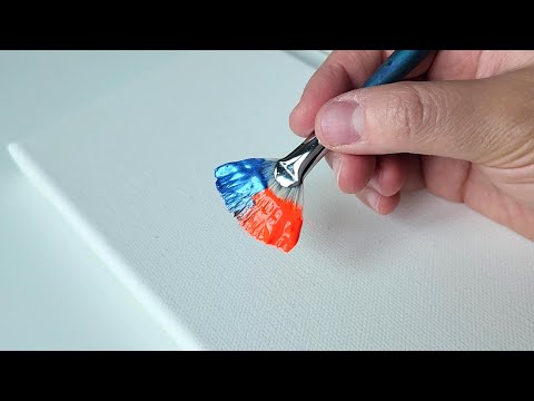 Видео: Рисовать снежные цветы на стеклянных бусинах / Живопись исцеления ❤️ / Акриловая живопись