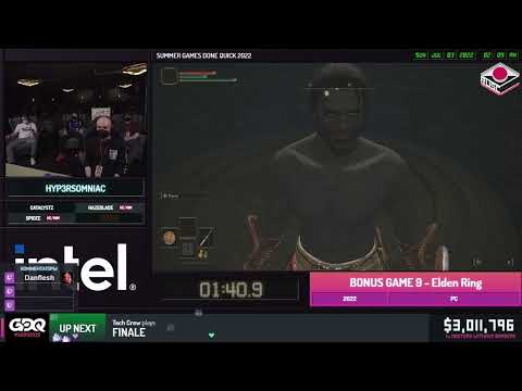 Видео: Elden Ring от HYP3RSOMNIAC за 33:58 #SGDQ2022 [RU]