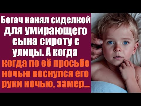 Видео: Богач нанял сиделкой для умирающего сына сиротку с улицы. А когда по её просьбе коснулся его руки...