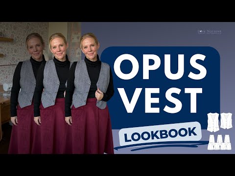 Видео: Лукбук жилета Opus! 🧵Все тестовые версии и подробности 📸 + ИДЕАЛЬНОЕ сочетание: юбка Encore + жил...