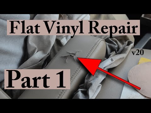 Видео: Ремонт плоского винила, часть 1, версия 20