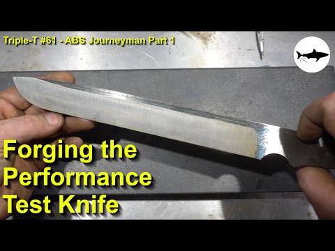 Видео: Triple-T # 61 - Подмастерье АБС - Часть 1 - Ковка рабочего ножа