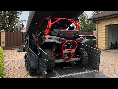 Видео: Крутой прицеп для багги с дополнительным оборудованием