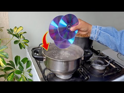 Видео: Не все знают этот секрет! Прокипятите CD-диск и увидите, что произойдёт то, чего большинство людей д