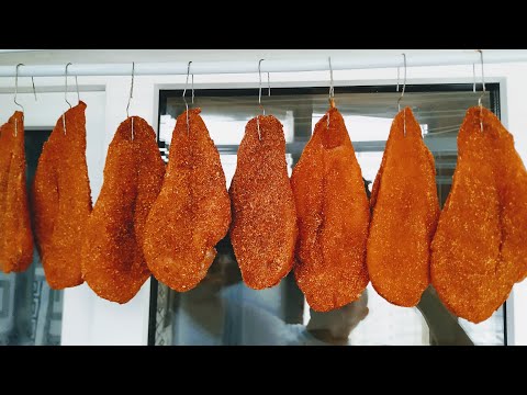 Видео: "Карпаччо" из курицы. Сыровяленое куриное филе.