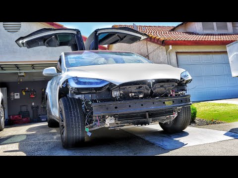 Видео: Первый Выезд / Tesla Model X с Аукциона Copart
