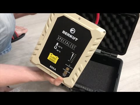 Видео: Пусковое конденсаторное устройство BERKUT SPECIALIST JSC-800C / Распаковка и запуск KIA MOHAVE