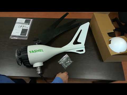 Видео: Ветрогенератор YASHEL WT500i