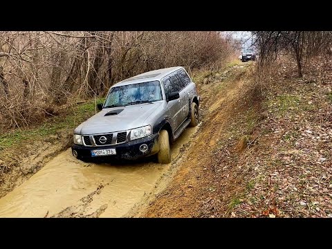 Видео: Стоковый Ниссан Патрол Y61 на бездорожье!