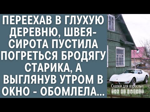 Видео: Переехав в глухую деревню, швея-сирота пустила погреться бродягу, а выглянув утром в окно - обомлела