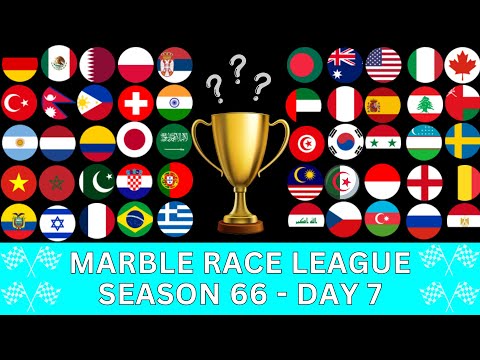 Видео: Marble Race League, сезон 66, день 7, Marble Race в Альгоду