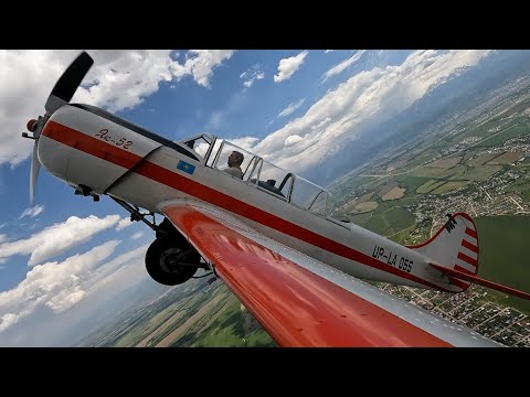 Видео: высший пилотаж на самолёте  Як 52 аэродром Байсерке близ г.Алматы
