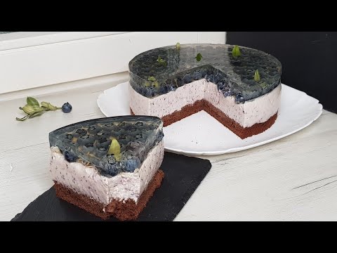 Видео: Торт с голубикой Очень просто