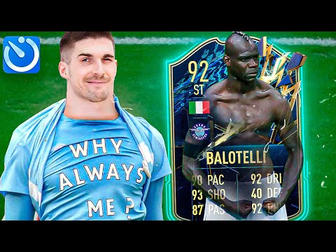 Видео: ОН ВПЕРВЫЕ В СОСТАВЕ ЗА 5 МИНУТ - TOTS МАРИО БАЛОТЕЛЛИ FIFA 22