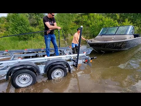 Видео: ЛОЖЕМЕНТЫ С РОЛИКАМИ. ИСПЫТАНИЯ НА МЕЛИ. Доработка  лодочного прицепа МЗСА.