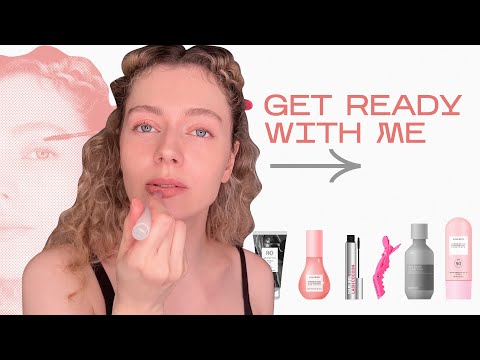 Видео: Мой уход за кожей, макияж и укладка / GET READY WITH ME