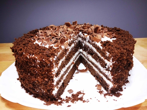 Видео: Шоколадный Торт на Кефире "ЧЁРНЫЙ ПРИНЦ"  | Нежный и Сочный | Chocolate cake