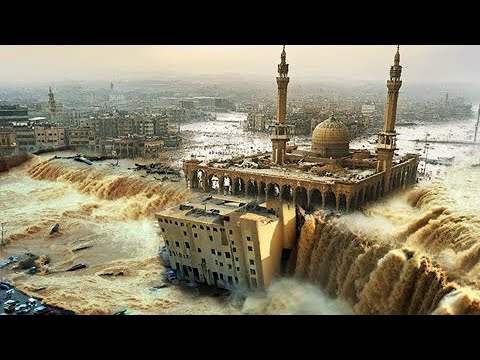 Видео: Невероятно! Ужасная гроза затопила провинцию Мекка, Саудовская Аравия!