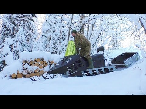 Видео: ПРИШЛИ МОРОЗЫ / ПЕРВЫЙ ВЫЕЗД ЗА ДРОВАМИ НА СНЕГОХОДЕ СМ-002 / ДЕРЕВЕНСКИЙ БЫТ НА СЕВЕРЕ.