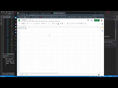 Видео: Работа с API Google - GoogleDrive/GoogleSheets от регистрации до списка файлов и работы  с ячейками