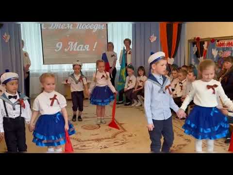 Видео: Парад Победы дошколят
