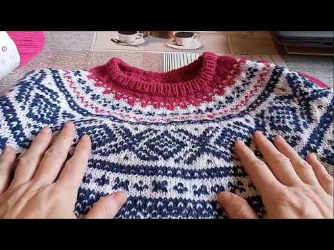 Видео: #СВИТЕР ЖАККАРДОМ #МАРИУС ОБЗОР как я его вязала #видеоизархива