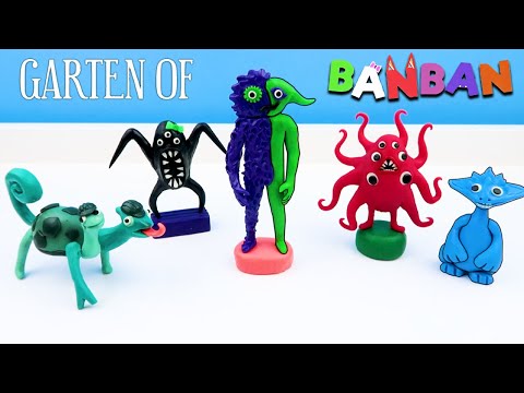 Видео: НОВЫЕ БОССЫ Garten of Banban 3 🐢🤡 Таматаки и Jester новый БАНБАН. Фигурки из пластилина ▶ Лепка ОК