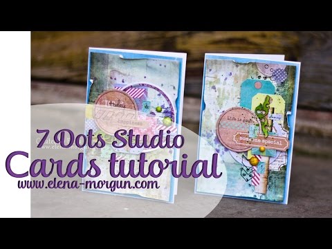 Видео: 7 Dots Studio | Мастер-класс по созданию скрап открыток