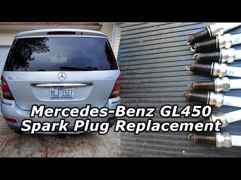 Видео: Замена свечей зажигания Mercedes-Benz GL450