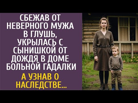 Видео: Сбежав от неверного мужа в глушь, укрылась с сынишкой в доме больной гадалки… А узнав о наследстве…