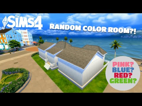 Видео: КАЖДАЯ КОМНАТА РАНДОМНОГО ЦВЕТА || THE SIMS 4 || СТРОИТЕЛЬСТВО 1 ЧАСТЬ