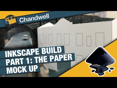 Видео: Промышленная модель Scratch Build 1 — Бумажный макет — Scratch Building with Inkscape