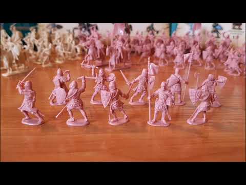 Видео: Солдатики 1/72 Английские Рыцари vs Крестоносцы
