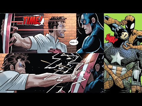 Видео: Человек-Паук унизил и избил Капитана Америку