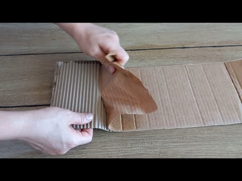 Видео: Я сделал это из картона для посылок 🤗 Простая и стильная идея