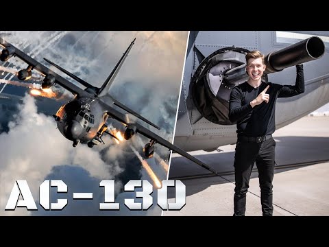 Видео: Каково это — стрелять из самолета AC-130