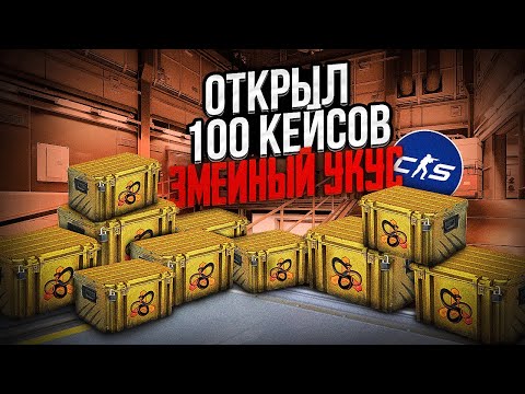 Видео: ОТКРЫЛ 100 КЕЙСОВ ЗМЕИНЫЙ УКУС В КС 2